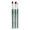 Silver Brush Ruby Satin Synthetic Brushes - Basics, Set of 4, Short Handle